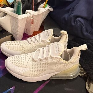 Nike Air Max 270 Cream Sneakers